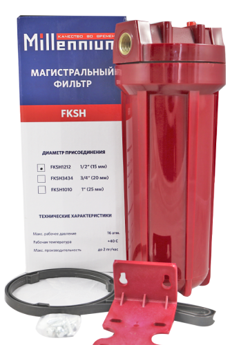 Колба фильтр для горячей воды 3/4" Millennium FKSH3434