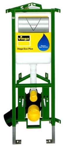 Модуль для унитаза Viega Eco Plus с кнопкой